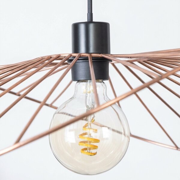 Brilagi - Lampadario LED a sospensione su cavo CERIA WIRE 1xE27/40W/230V 60x80 cm bronzo