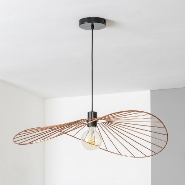 Brilagi - Lampadario LED a sospensione su cavo CERIA WIRE 1xE27/40W/230V 60x80 cm bronzo