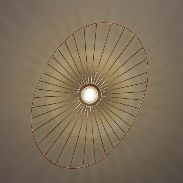 Brilagi - Lampadario LED a sospensione su cavo CERIA WIRE 1xE27/40W/230V 60x80 cm bronzo
