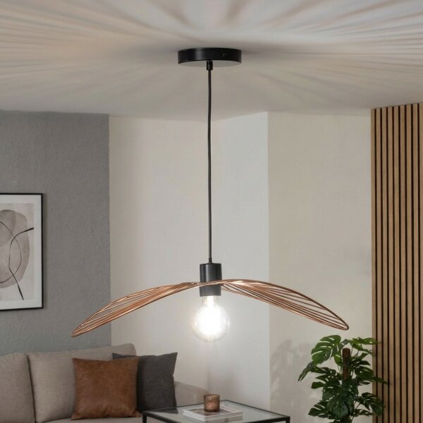 Brilagi - Lampadario LED su cavo CERIA WIRE 1xE27/40W/230V 40x56 cm bronzo