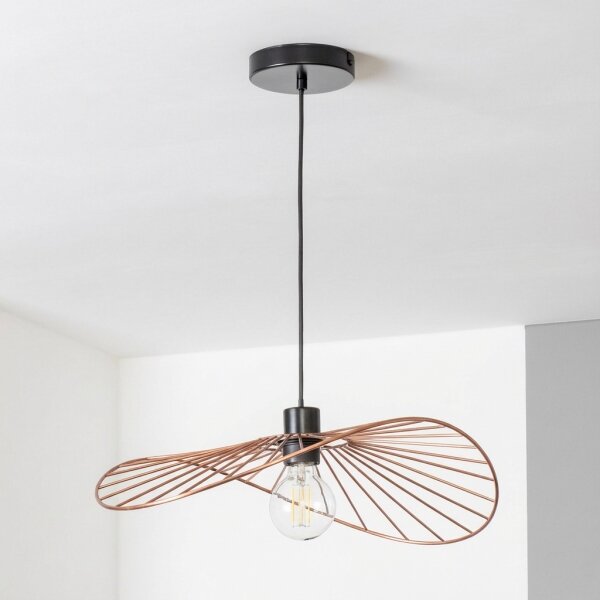 Brilagi - Lampadario LED su cavo CERIA WIRE 1xE27/40W/230V 40x56 cm bronzo