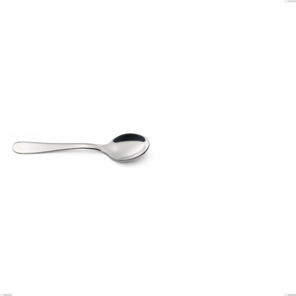 Cucchiaino moka BETA 110 mm in acciaio 18.10 AISI430 manico in acciaio lucido lavabili in lavastoviglie