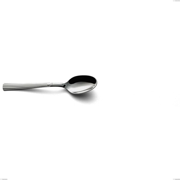 Cucchiaino caff� Linea BAVARIA linea in Acciaio 18/10 (AISI 304) lunghezza 128 mm, spessore 2,0 mm, finitura inox lucido lavabili in lavastoviglie