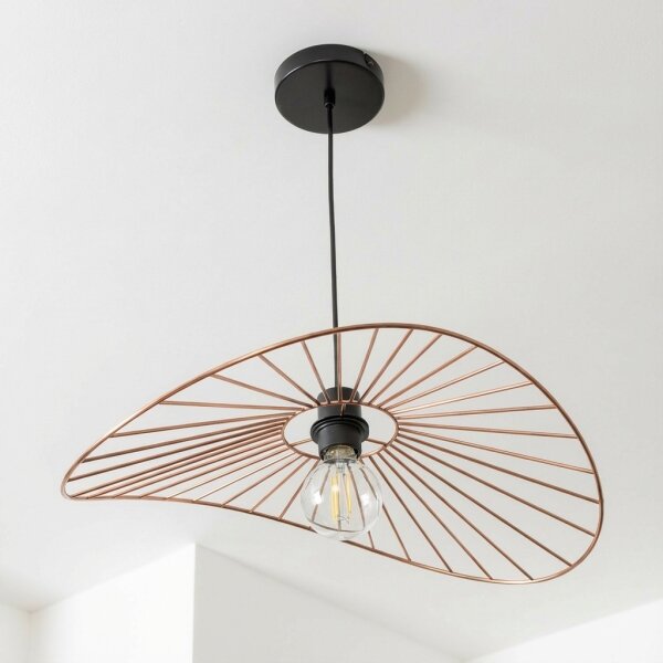 Brilagi - Lampadario LED su cavo CERIA WIRE 1xE27/40W/230V 40x56 cm bronzo