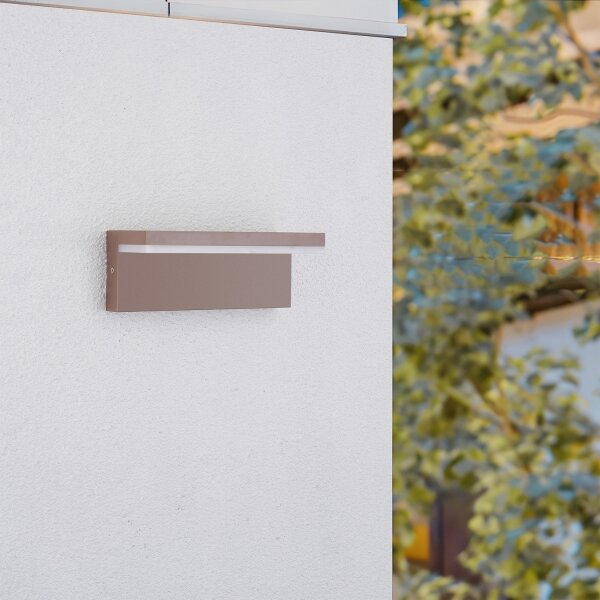 Brilagi - Applique da esterno LED TESSI LED/10W/230V marrone IP54