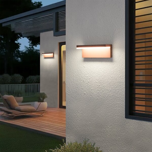 Brilagi - Applique da esterno LED TESSI LED/10W/230V marrone IP54