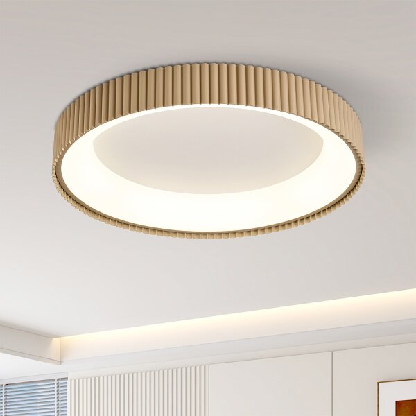 Brilagi - Plafoniera LED dimmerabile FALCON MODERN LED/54W/230V 60 cm beige + telecomando