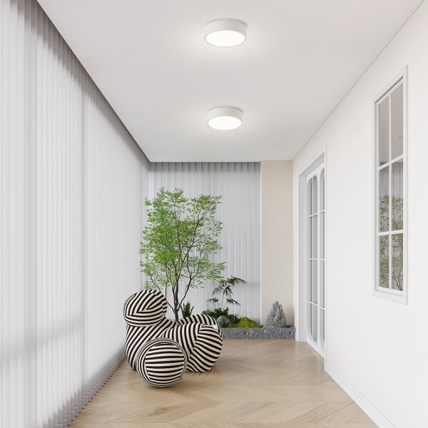 Brilagi - Apparecchio LED dimmerabile POOL LED/18W/230V 3000-6000K 20 cm bianco + telecomando