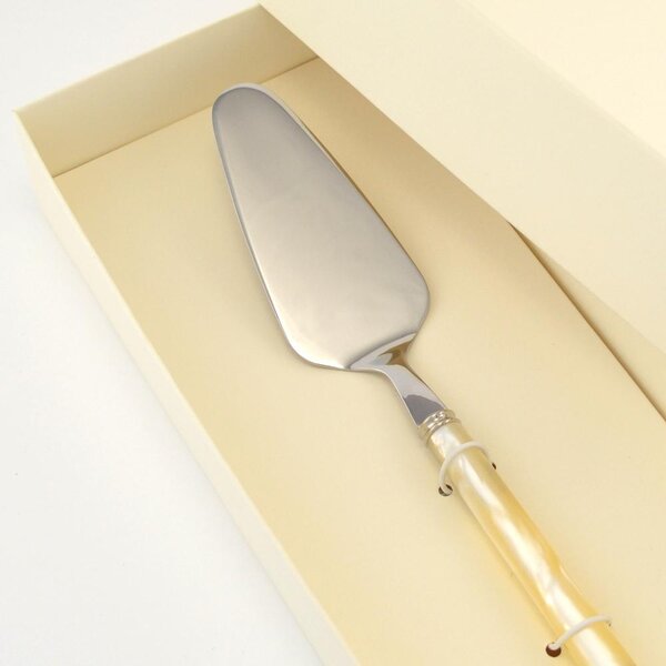 Confezione Pala per Dolce Torta PERLATO lunghezza paletta 24,8 cm composizione scatolata