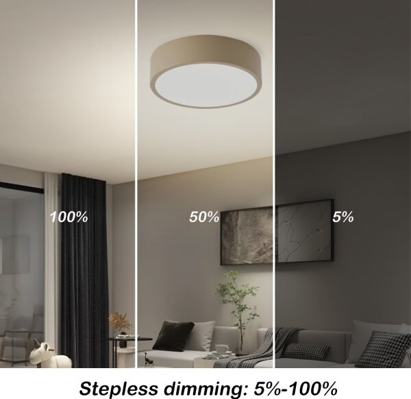 Brilagi - LED lampada dimmerabile POOL LED/18W/230V 3000-6000K 20 cm beige + telecomando