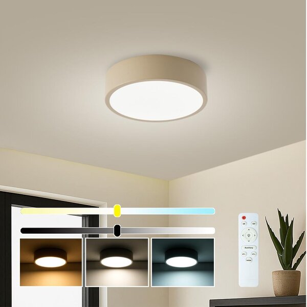 Brilagi - LED lampada dimmerabile POOL LED/18W/230V 3000-6000K 20 cm beige + telecomando