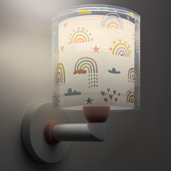 Dalber 41199 - Lampada da parete per bambini RAINBOW 1xE27/15W/230V multicolore