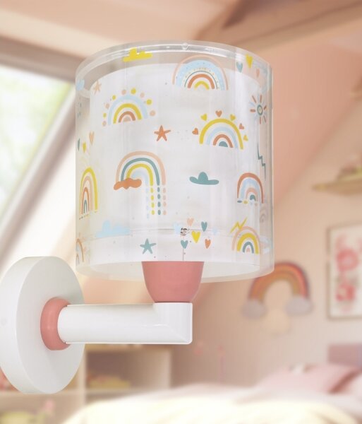 Dalber 41199 - Lampada da parete per bambini RAINBOW 1xE27/15W/230V multicolore
