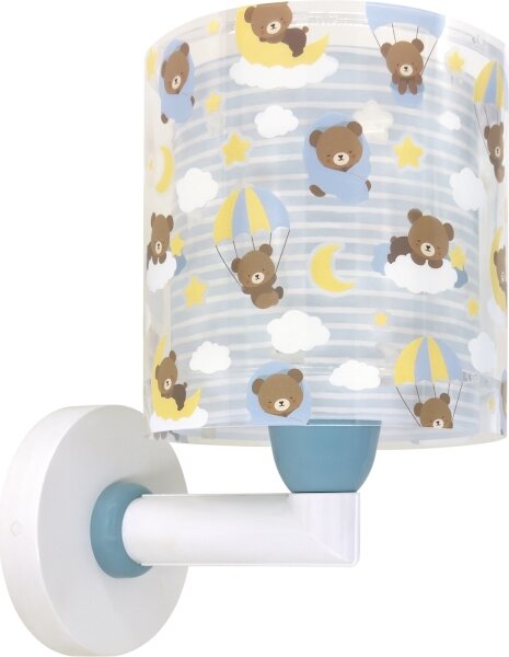 Dalber 41579T - Lampada da parete per bambini BABY TEDDY 1xE27/15W/230V blu