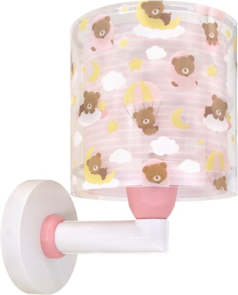 Dalber 41579S - Lampada da parete per bambini BABY TEDDY 1xE27/15W/230V rosa