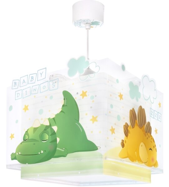 Dalber 63452 - Lampadario per bambini BABY DINOS 1xE27/15W/230V multicolore