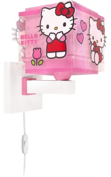 Dalber 73269 - Applique da parete per bambini HELLO KITTY 1xE27/15W/230V rosa