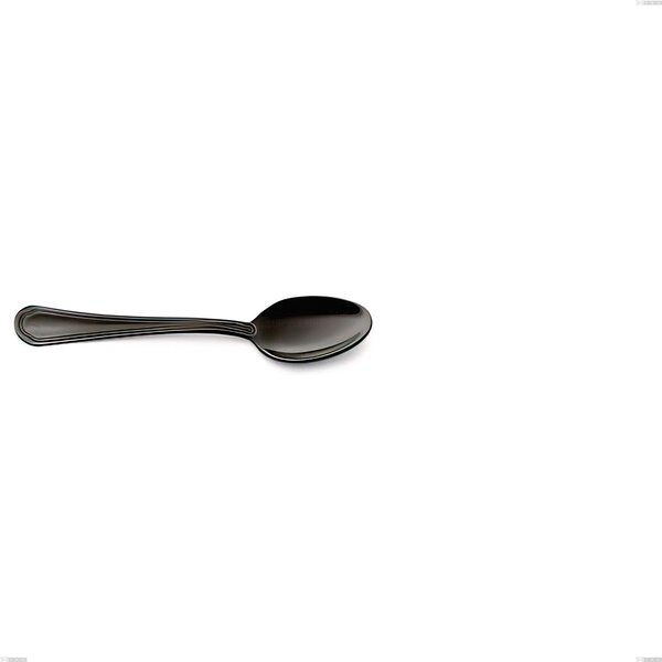 Cucchiaino moka Domus Black , Acciaio 18/10 trattamento PVD, spessore 3 mm, lunghezza 115 mm