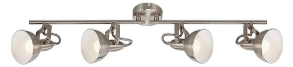 Briloner 2049-042 - Faretto 4xE14/40W/230V argento
