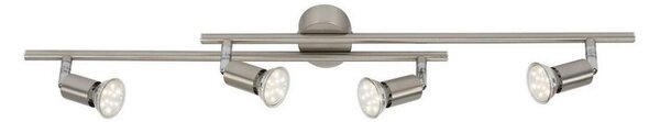Briloner 2767-042 - Faretto LED SIMPLE 4xGU10/3W/230V