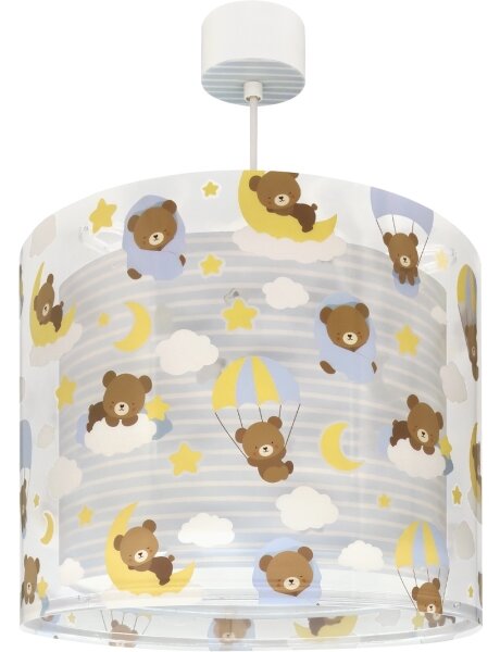 Dalber 41572T - Lampadario per bambini BABY TEDDY 1xE27/15W/230V blu