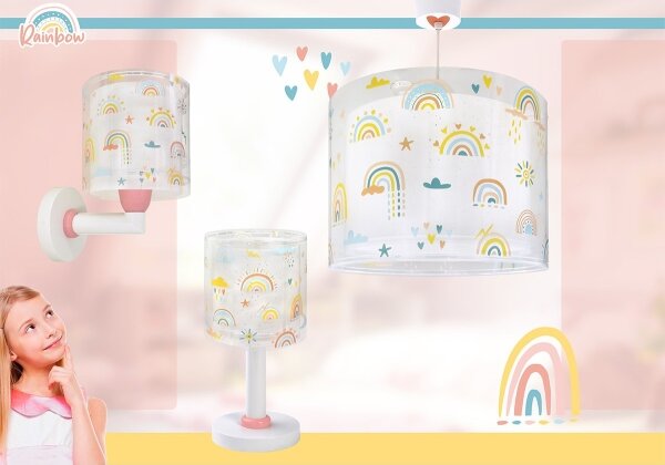 Dalber 41192 - Lampadario per bambini RAINBOW 1xE27/15W/230V multicolore