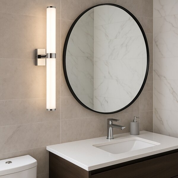 Argon 8925 - Illuminazione LED per specchio da bagno BATUMI LED/24W/230V 3000K IP44 cromo