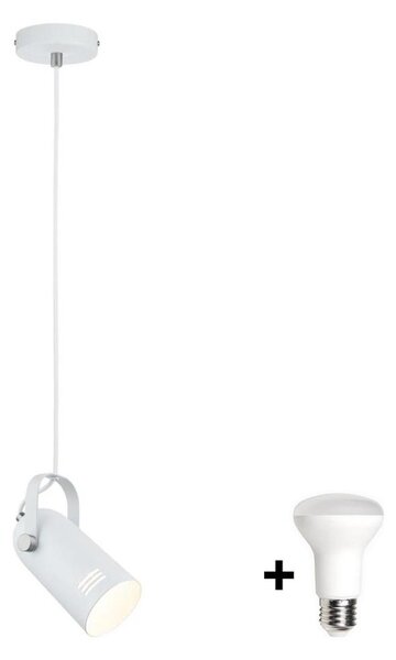 Paulmann 79767 - Lampada a sospensione LED 1xE27/8W LAVEA 230V bianca