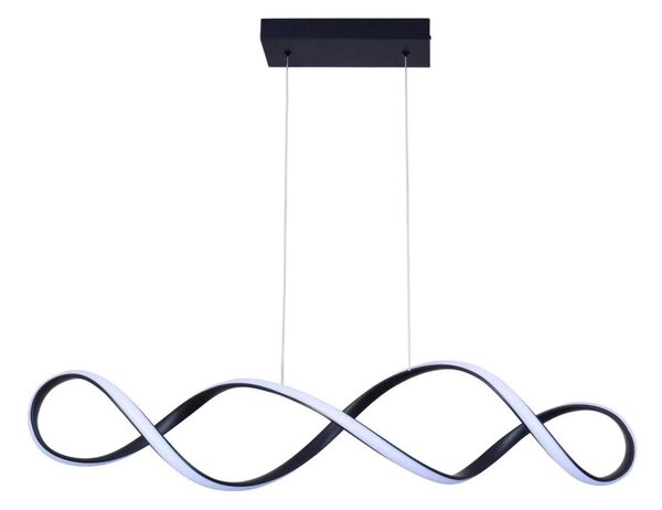 Lampadario LED a sospensione con filo INFINITO LED/34W/230V nero