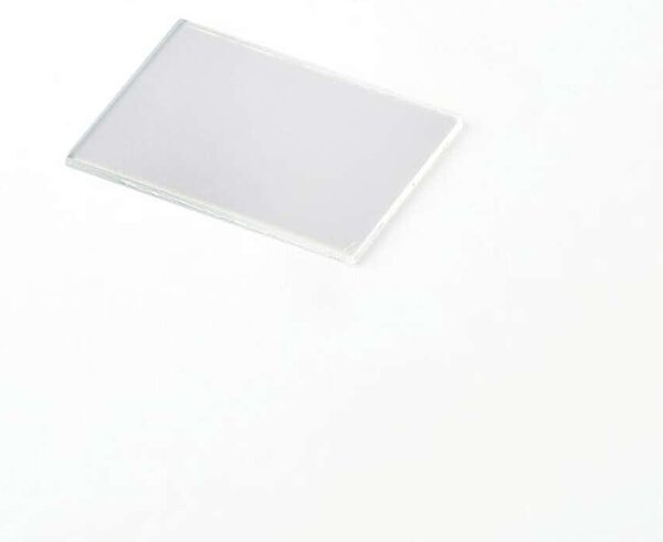 Specchio in vetro traslucido per superfici frontali, dimensioni 40 mm x 30 mm x 1,3 mm