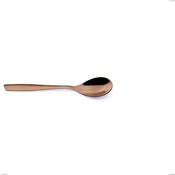 Cucchiaino moka ELeven PVD Chocolate, Acciaio 18/10 lucido, spessore 2.5 mm, lunghezza 113 mm, PVD chocolate