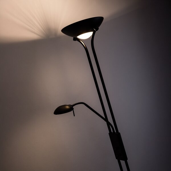 Brilagi - Lampada da terra dimmerabile SCARLETT 1xR7s/230W/230V + 1xG9/40W nera