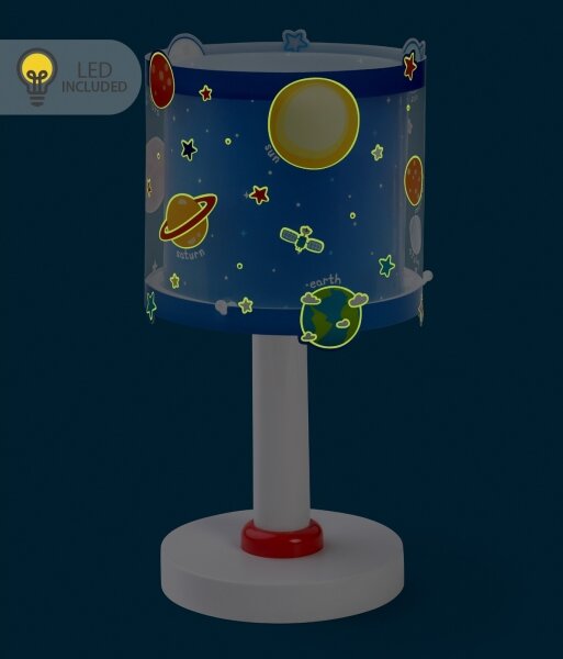 Dalber 41341N - Lampada LED per bambini PLANETS 1xG4/4W/230V blu