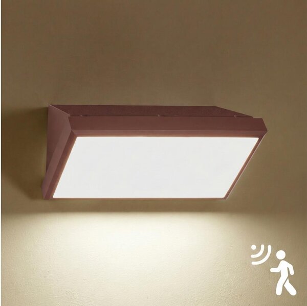 Brilagi-LED Applique da esterno con sensore TRIANGLE LED/20W/230V marrone IP65