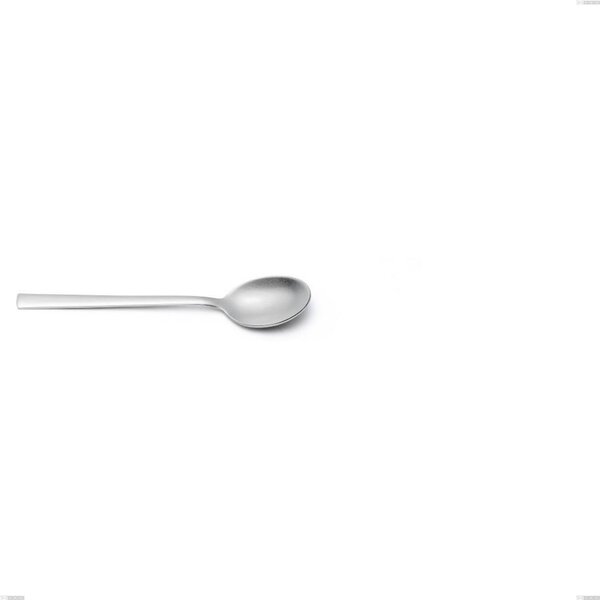 Cucchiaino caff� Fashion sabbiato , 18/10 (AISI304) , spessore 3 mm Lunghezza 137 mm inox sabbiato