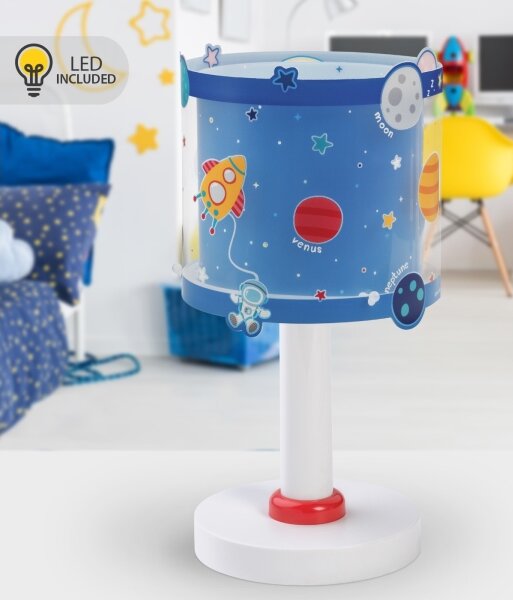 Dalber 41341N - Lampada LED per bambini PLANETS 1xG4/4W/230V blu