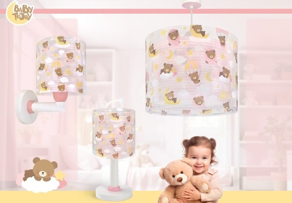 Dalber 41571S - Lampada LED per bambini BABY TEDDY 1xG4/4W/230V rosa