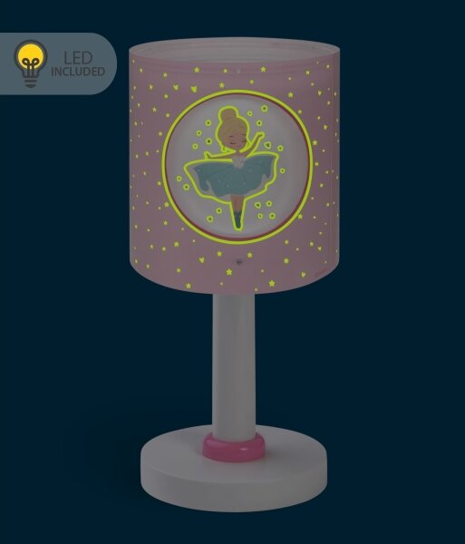 Dalber 60911 - Lampada LED per bambini PRINCESS DANCE 1xG4/4W/230V rosa