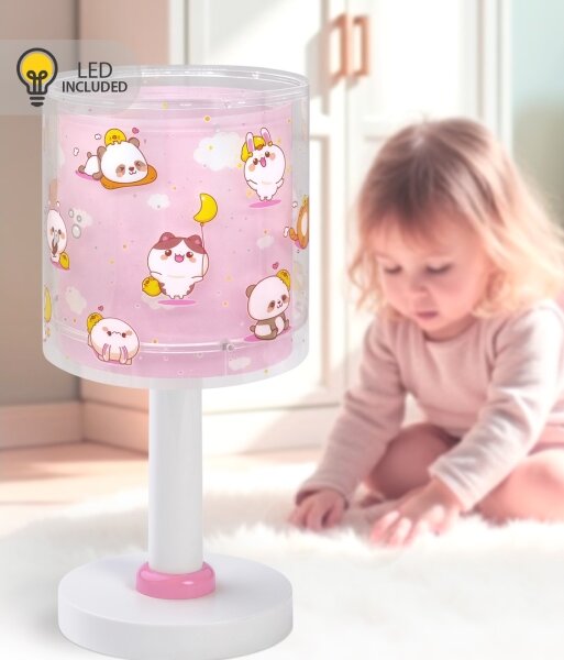 Dalber 41761S - Lampada LED per bambini KAWAII FRIENDS 1xG4/4W/230V rosa