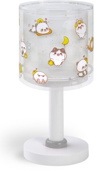 Dalber 41761E - Lampada da tavolo LED per bambini KAWAII FRIENDS 1xG4/4W/230V grigia