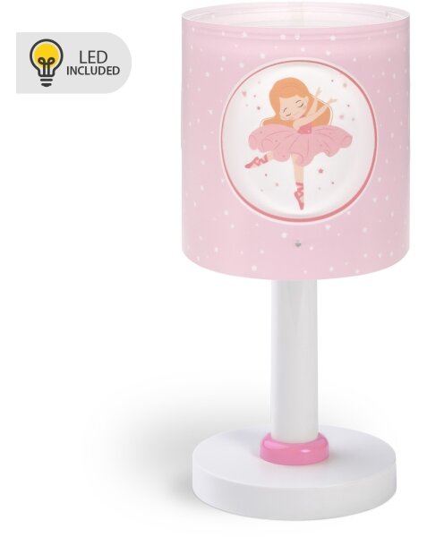 Dalber 60911 - Lampada LED per bambini PRINCESS DANCE 1xG4/4W/230V rosa