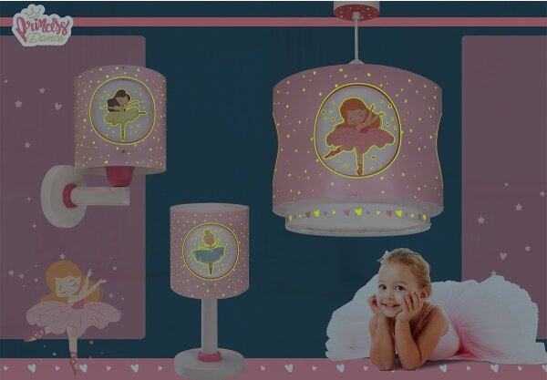 Dalber 60911 - Lampada LED per bambini PRINCESS DANCE 1xG4/4W/230V rosa