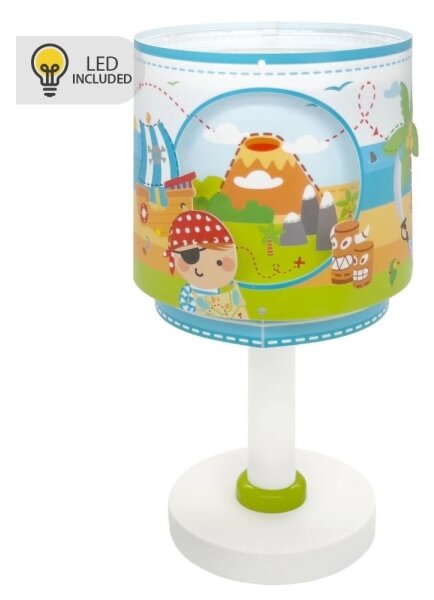 Dalber 60651N - Lampada da comodino LED per bambini PIRATE ISLAND 1xG4/4W/230V multicolore