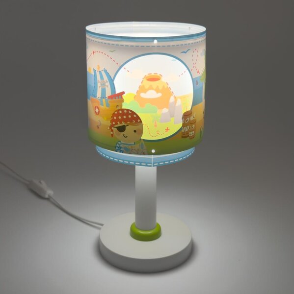 Dalber 60651N - Lampada da comodino LED per bambini PIRATE ISLAND 1xG4/4W/230V multicolore