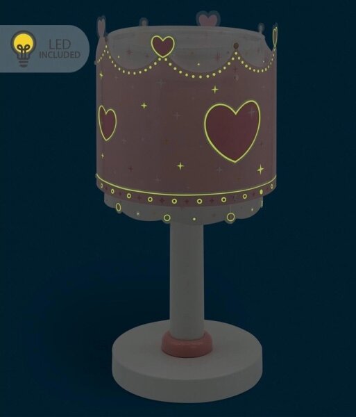 Dalber 61101N - Lampada LED per bambini LITTLE QUEEN 1xG4/4W/230V rosa