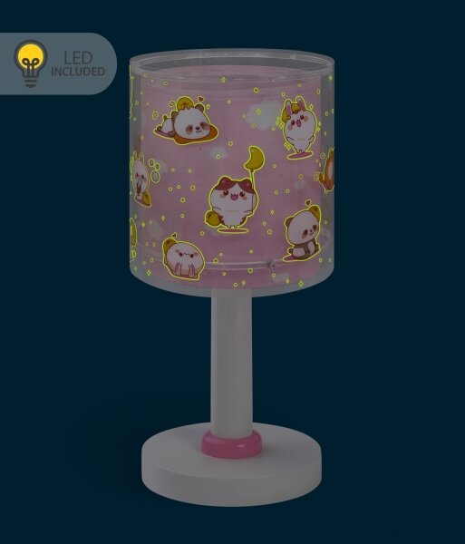 Dalber 41761S - Lampada LED per bambini KAWAII FRIENDS 1xG4/4W/230V rosa