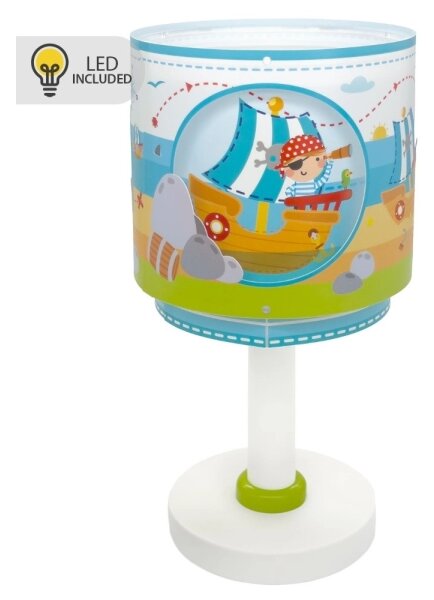 Dalber 60651N - Lampada da comodino LED per bambini PIRATE ISLAND 1xG4/4W/230V multicolore
