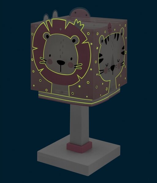 Dalber 63111NS - Lampada LED per bambini BABY JUNGLE 1xG4/4W/230V rosa