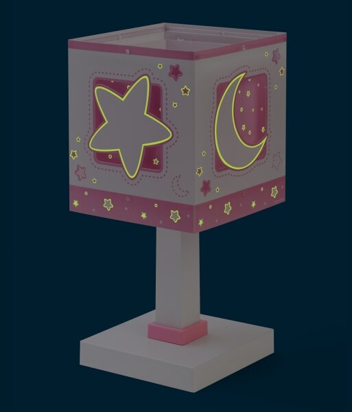 Dalber 63231NS - Lampada LED per bambini MOONLIGHT 1xG4/4W/230V rosa