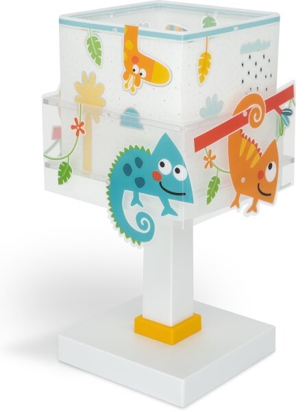 Dalber 63311N - Lampada da comodino LED per bambini HAPPY JUNGLE 1xG4/4W/230V multicolore